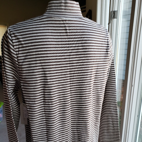 Kim Rogers Striped Mock Turtleneck - Picture 4 of 8